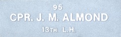 Image of plaque on tree S004 for James Almond