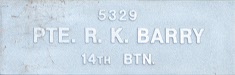 Image of plaque on tree S012 for Richard Kevin Barry