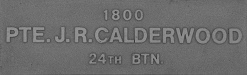 Image of plaque on tree N043 for John Robert Calderwood