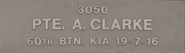 Image of plaque on tree N053 for Archbold Clark