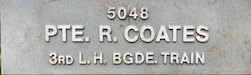 Image of plaque on tree S056 for Richard Coates