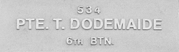 Image of plaque on tree S090 for Thomas Dodemaide