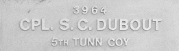 Image of plaque on tree S084 for Sydney Dubout