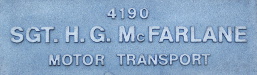Image of plaque on tree N179 for Herbert McFarlane