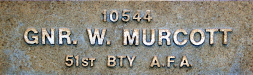Image of plaque on tree N177 for William Murcott