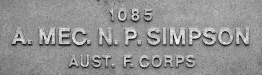 Image of plaque on tree S236 for Neil Simpson