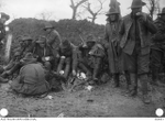 A fatigue party of the 22nd Battalion, road mending between Montauban and Mametz