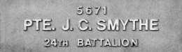 Image of plaque on tree S244 for John Smyth