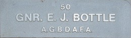 Image of plaque on tree N023 for Edward John Bottle