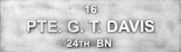 Image of plaque on tree S080 for George Davis