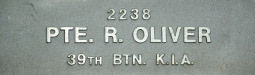 Image of plaque on tree S196 for Robert Oliver