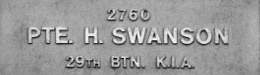 Image of plaque on tree S248 for Henry Swanton